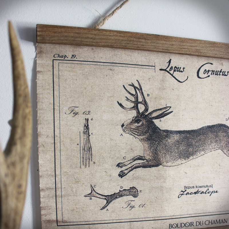 tenture jackalope bois3