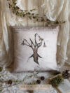 la housse de coussin Mandragore d'Imbolc .  illustration originale du boudoir 40x40cm