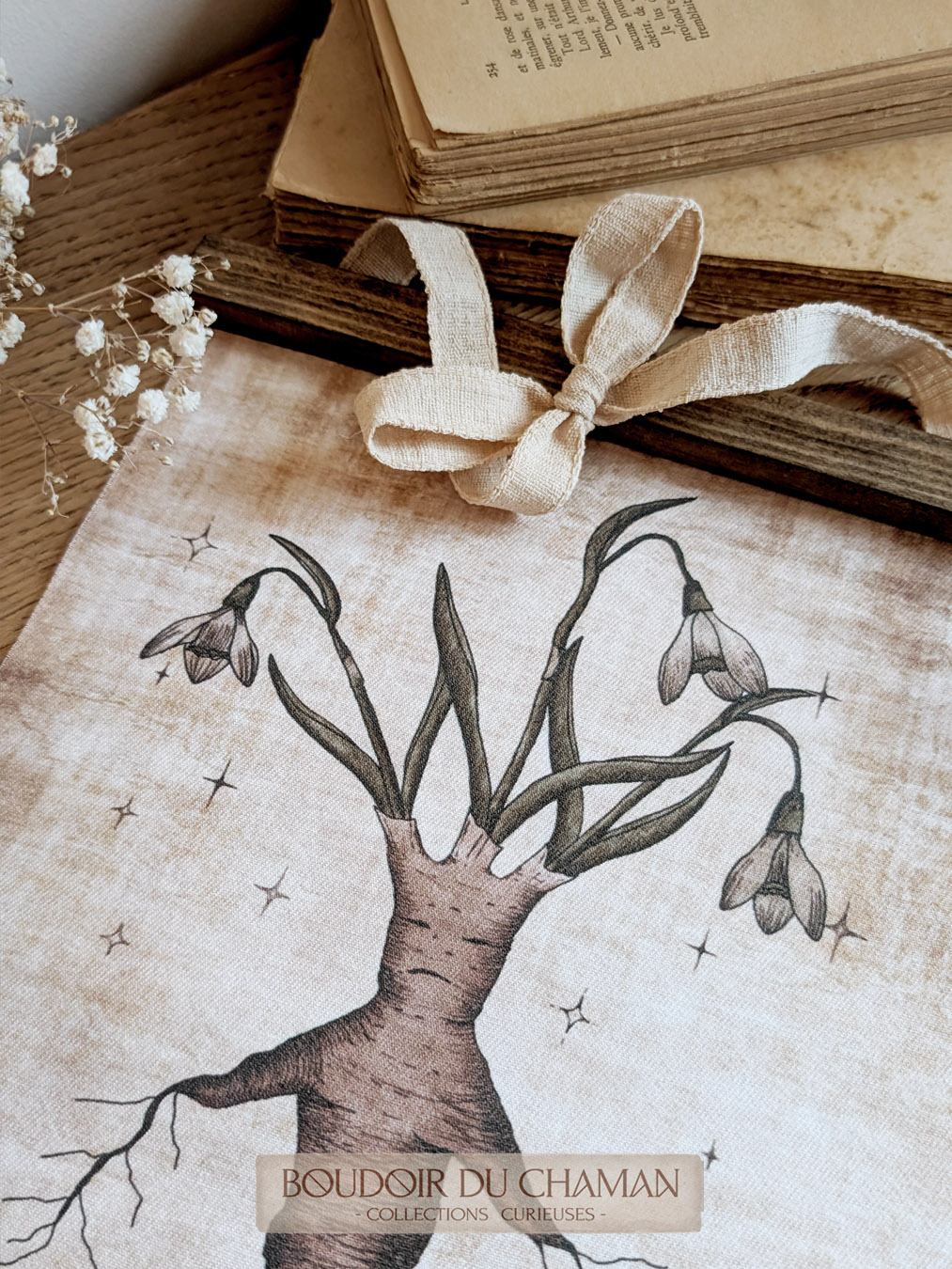 tenture mandragore d'imbolc lin5