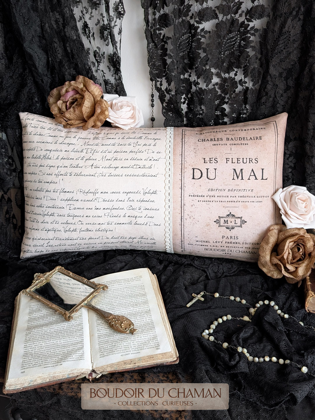 coussin les fleurs du mal7