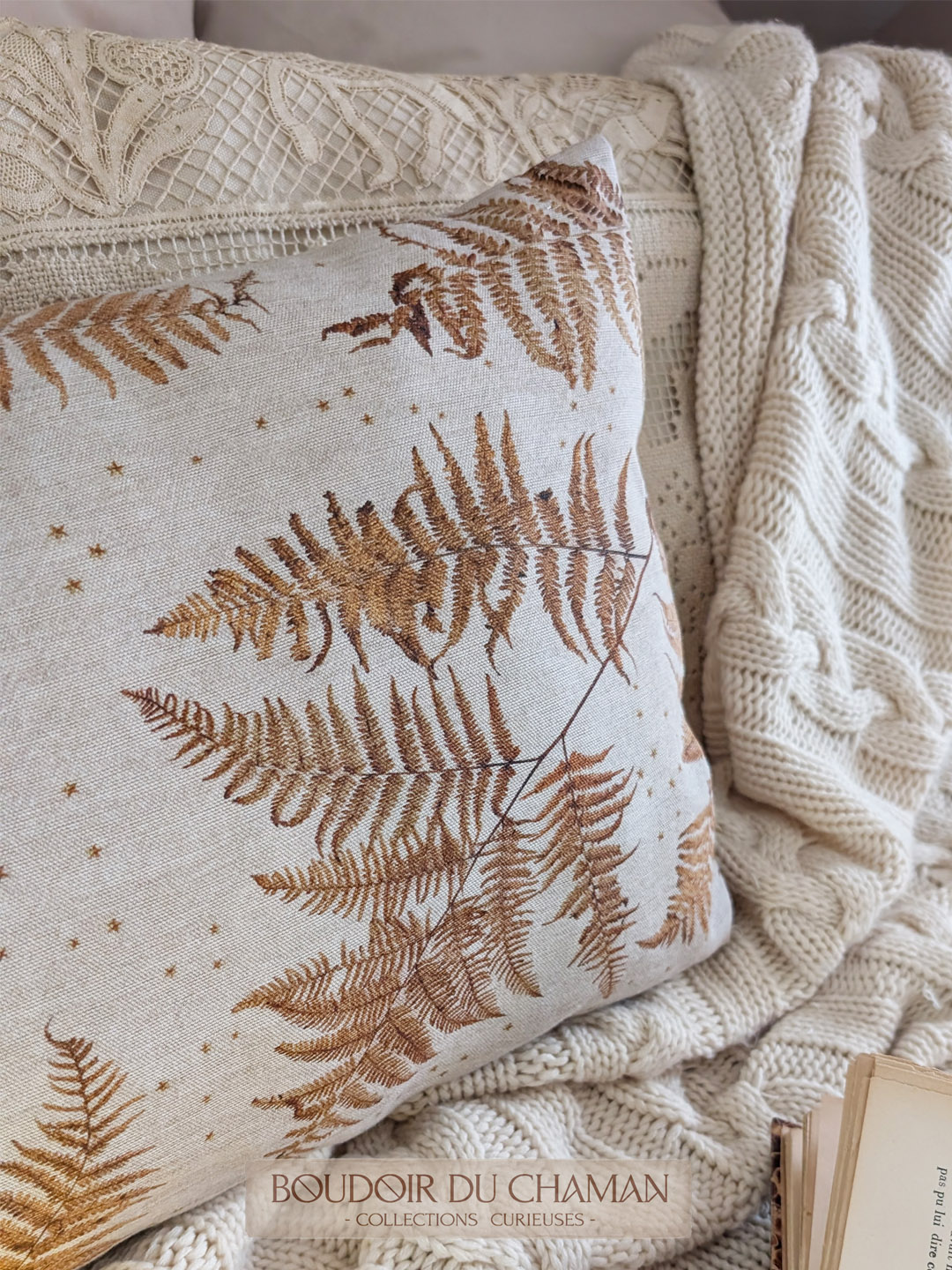 coussin fougère du bois doré entier3